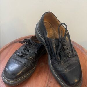 Dr. Martens Black Patent Leather Oxfords